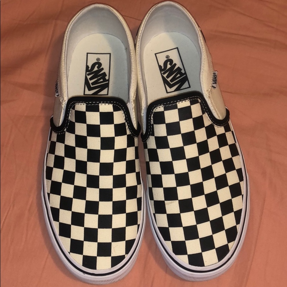 Check board slip on vans size 8